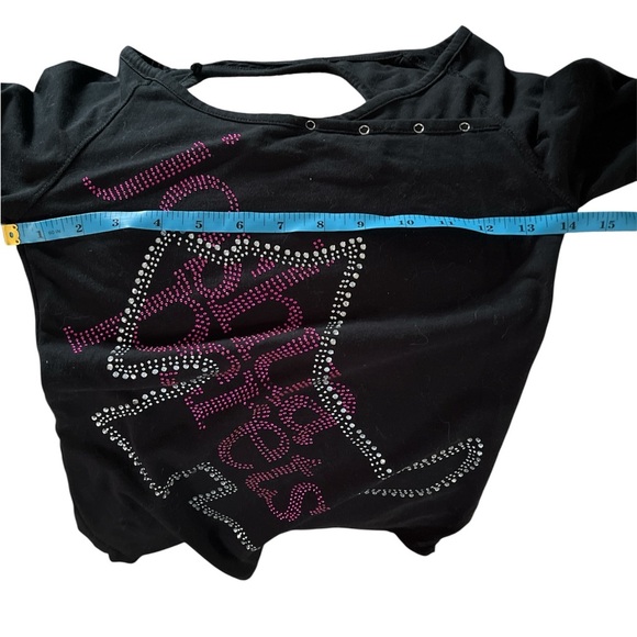 Joshua Perets Long Sleeve Top – Vintage, Gem Detail, Size XS - Picture 3 of 7